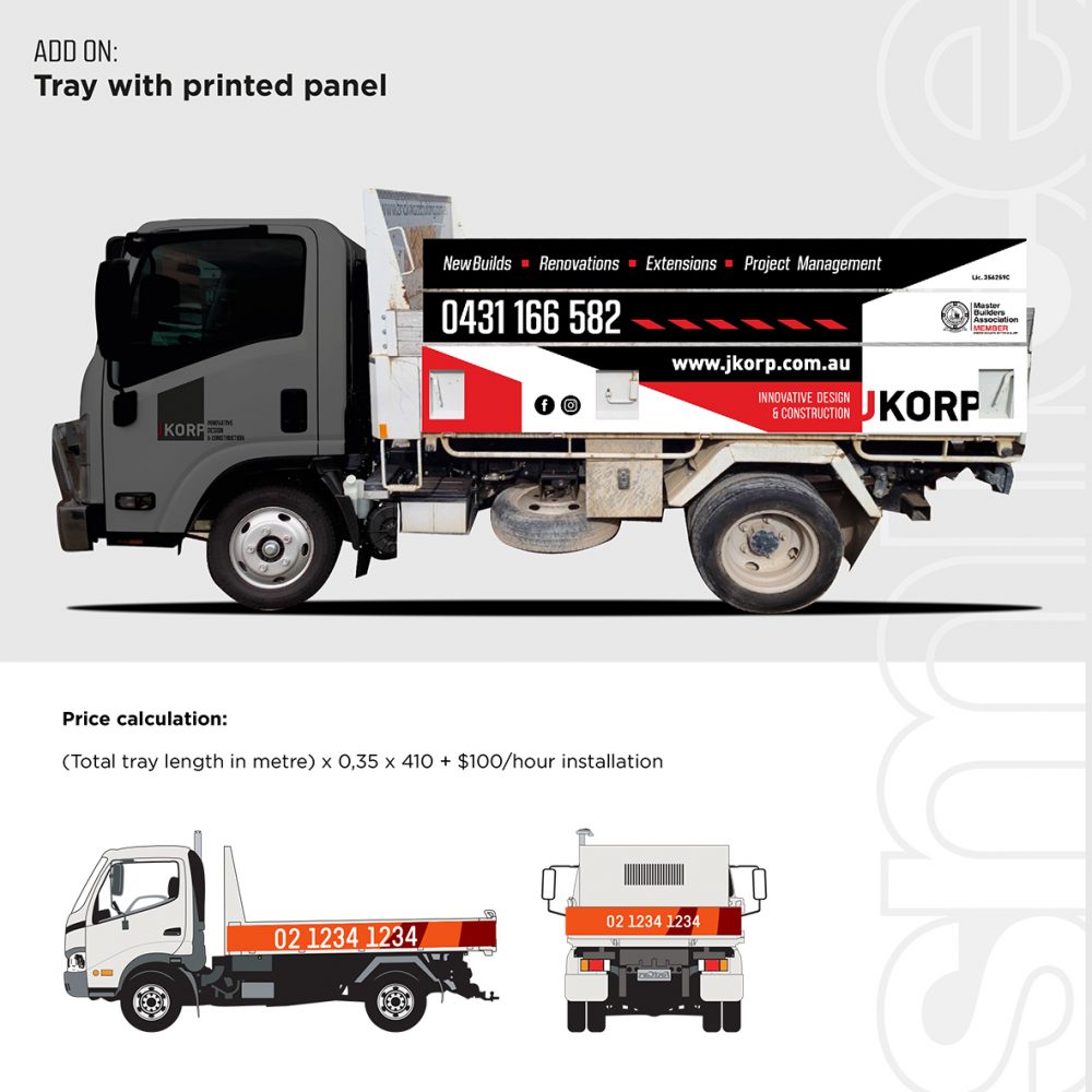 HALF TRUCK CABIN WRAP PACKAGE - Image 10